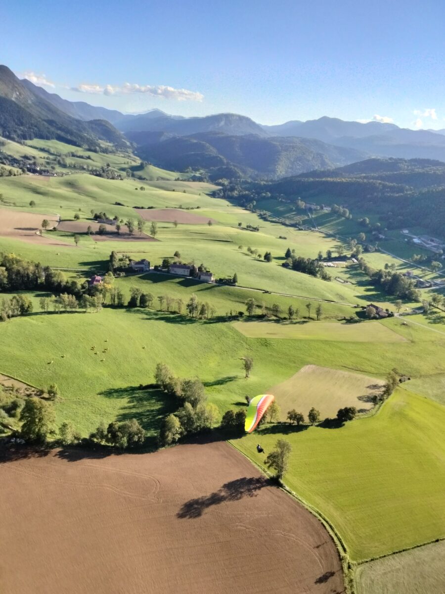 atterissage et prise de terrain